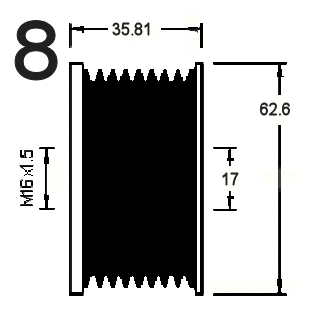 Alternator Freewheel Clutch