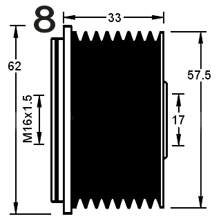 Alternator Freewheel Clutch
