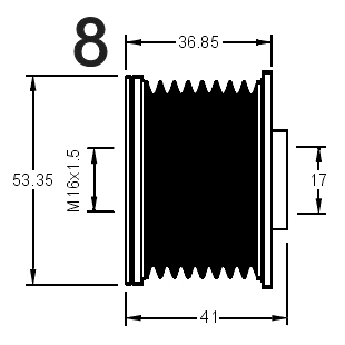 Alternator Freewheel Clutch
