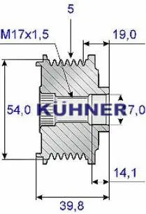 Alternator Freewheel Clutch