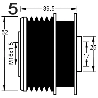 Alternator Freewheel Clutch