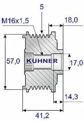 Alternator Freewheel Clutch