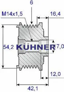 Alternator Freewheel Clutch