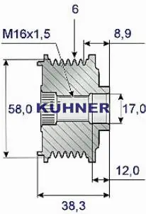 Alternator Freewheel Clutch