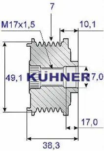 Alternator Freewheel Clutch