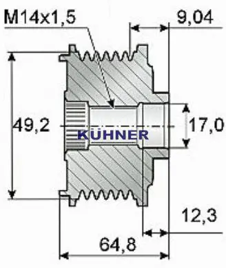 Alternator Freewheel Clutch