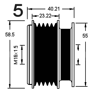 Alternator Freewheel Clutch