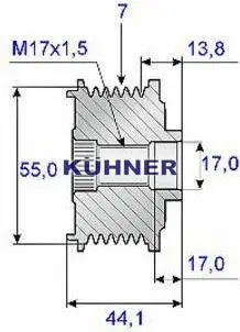 Alternator Freewheel Clutch