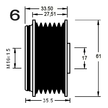 Alternator Freewheel Clutch
