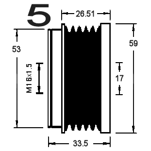 Alternator Freewheel Clutch