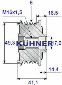 Alternator Freewheel Clutch