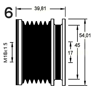 Alternator Freewheel Clutch