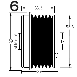 Alternator Freewheel Clutch