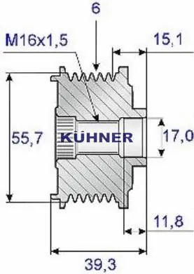 Alternator Freewheel Clutch