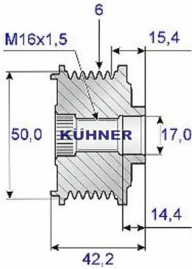 Alternator Freewheel Clutch