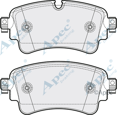 Brake Pad Set, disc brake (PAD2095)