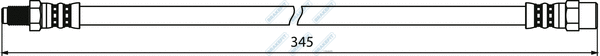Brake Hose (BHO4325)