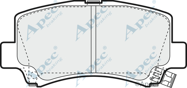 Brake Pad Set, disc brake (PAD1093)