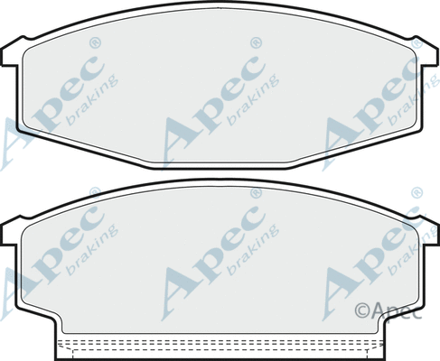 Brake Pad Set, disc brake (PAD601)