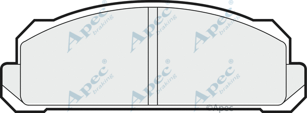 Brake Pad Set, disc brake (PAD153)