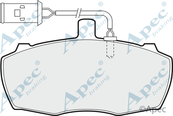 Brake Pad Set, disc brake (PAD70)