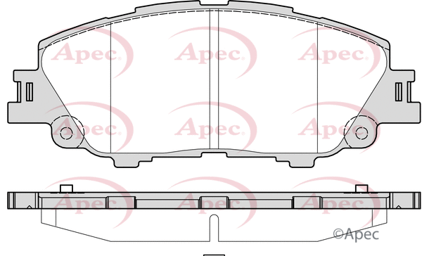 Brake Pad Set, disc brake (PAD2385)
