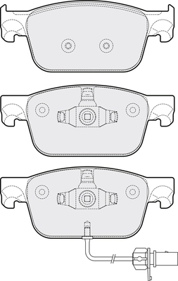 Brake Pad Set, disc brake (PD3786)