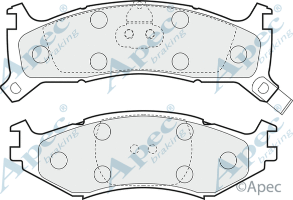 Brake Pad Set, disc brake (PAD979)