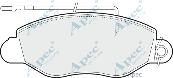 Brake Pad Set, disc brake (PAD1300)
