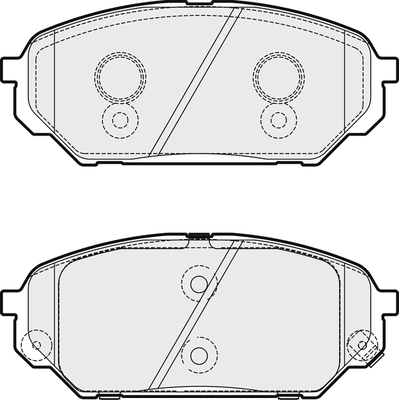Brake Pad Set, disc brake (PD3872)