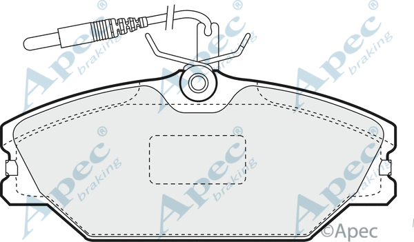 Brake Pad Set, disc brake (PAD776)