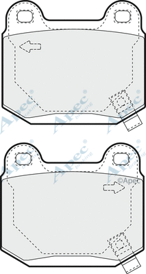 Brake Pad Set, disc brake (PAD1392)