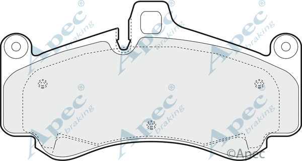 Brake Pad Set, disc brake (PAD1408)