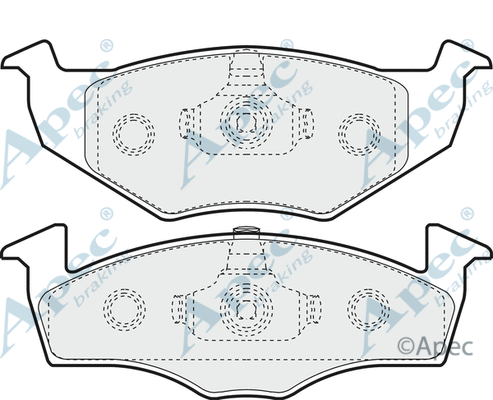 Brake Pad Set, disc brake (PAD933)