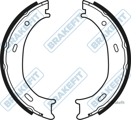 Brake Shoe Set, parking brake (BSH1021)
