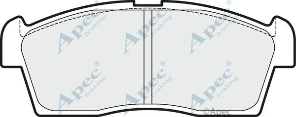 Brake Pad Set, disc brake (PAD1510)
