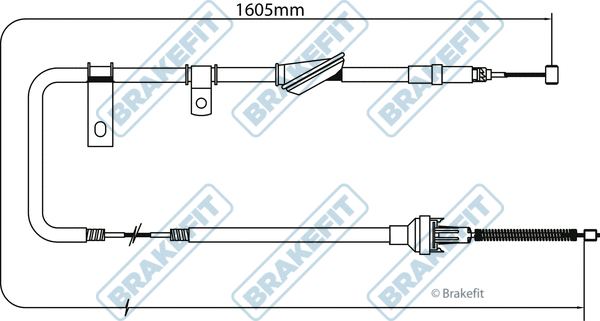 Cable Pull, parking brake (BBC3265)