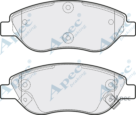 Brake Pad Set, disc brake (PAD2171)