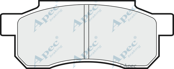 Brake Pad Set, disc brake (PAD610)