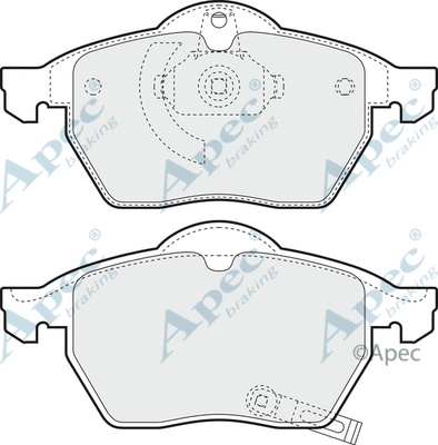 Brake Pad Set, disc brake (PAD1064)
