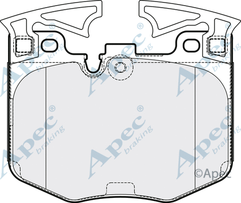 Brake Pad Set, disc brake (PAD2147)