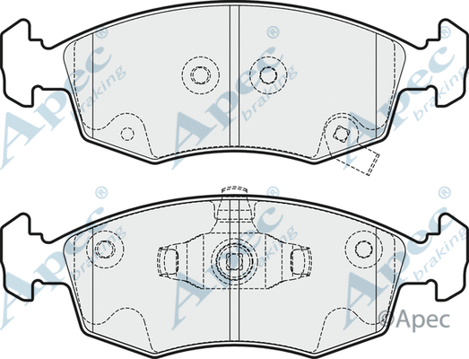 Brake Pad Set, disc brake (PAD1871)