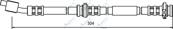 Brake Hose (HOS3316)