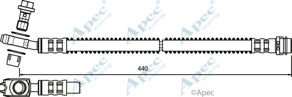 Brake Hose (HOS3743)