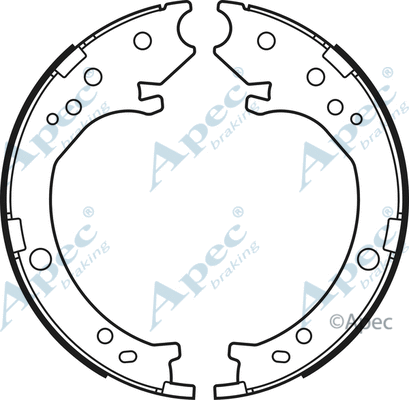 Brake Shoe Set, parking brake (SHU741)