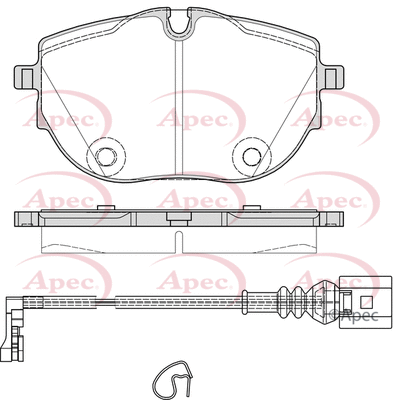Brake Pad Set, disc brake (PAD2409)