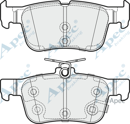 Brake Pad Set, disc brake (PAD1977)