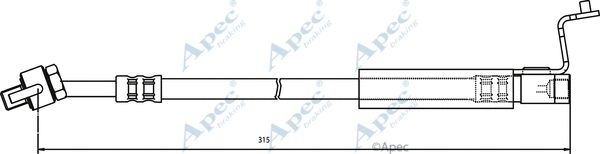 Brake Hose (HOS3225)