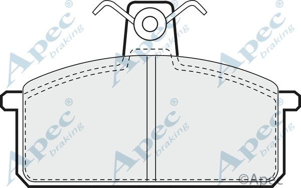 Brake Pad Set, disc brake (PAD373)