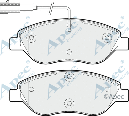 Brake Pad Set, disc brake (PAD1912)